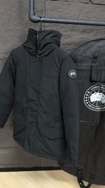 Canada Goose Parka Longford Black, Black Logo High Quality - Afbeelding 2