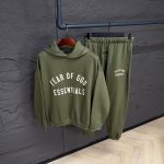 Essentials Fear Of God State Tracksuit Green