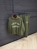 Essentials Fear Of God State Tracksuit Green