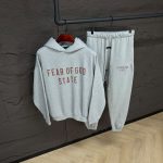 Essentials Fear Of God State Tracksuit Grey Heather