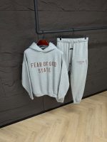Essentials Fear Of God State Tracksuit Grey Heather