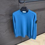 Stone Island Sweater Blue, Double Logo