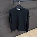 Stone Island Sweater Black, Double Logo