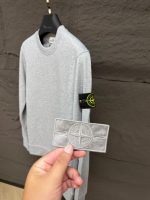 Stone Island Sweater Light Grey, Double Logo - Afbeelding 2