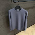 Stone Island Sweater Dark Grey, Double Logo