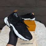 Louis Vuitton Tatic Knit Sneakers Black White