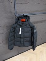 Canada Goose Wyndham Black, Black Logo High Quality