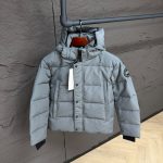 Canada Goose Wyndham Grey, Black Logo High Quality