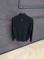 Louis Vuitton Cashmere-Wool Blend Half-Zip Pullover Black - Afbeelding 2